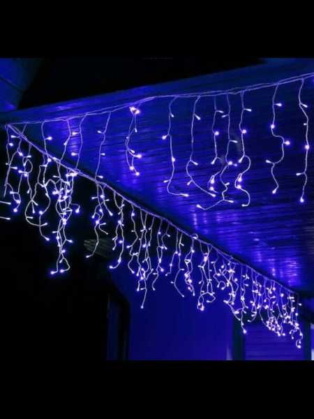 LAMPKI SOPLE 300LED NIEBIESKIE wewnętrzne zewnętrzne + flash 13m