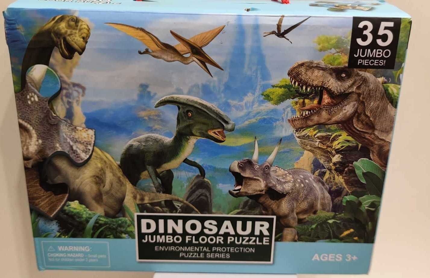 Puzzle dinozaury 35elementów