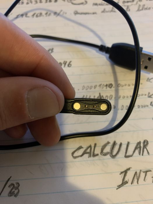 Cabo carregamento Smartwatch