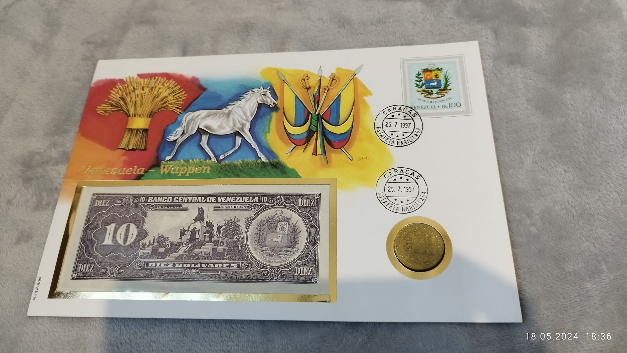 Kolekcja monet banknotów kopert Meksyk reszta świata