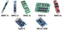 BMS 1s | 2s | 3s | 4s | 5s | 6s Carregadores | Baterias | 18650