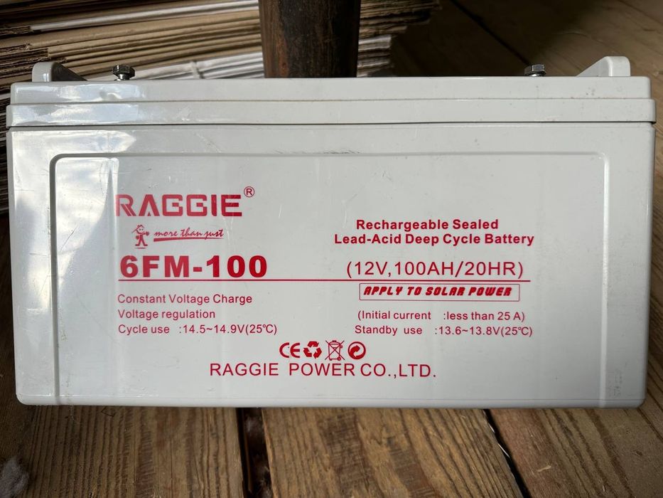 Гелевый аккумулятор RAGGIE 200Ah 12В GEL