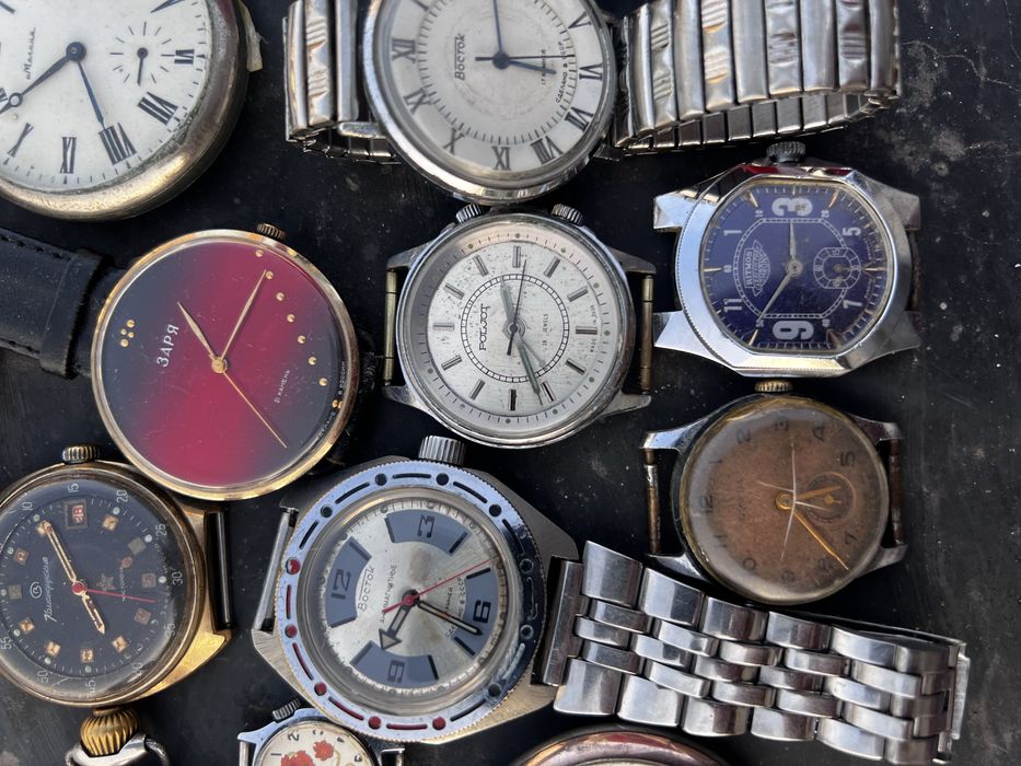 Часы ссср  полёт сигнал. Карманные