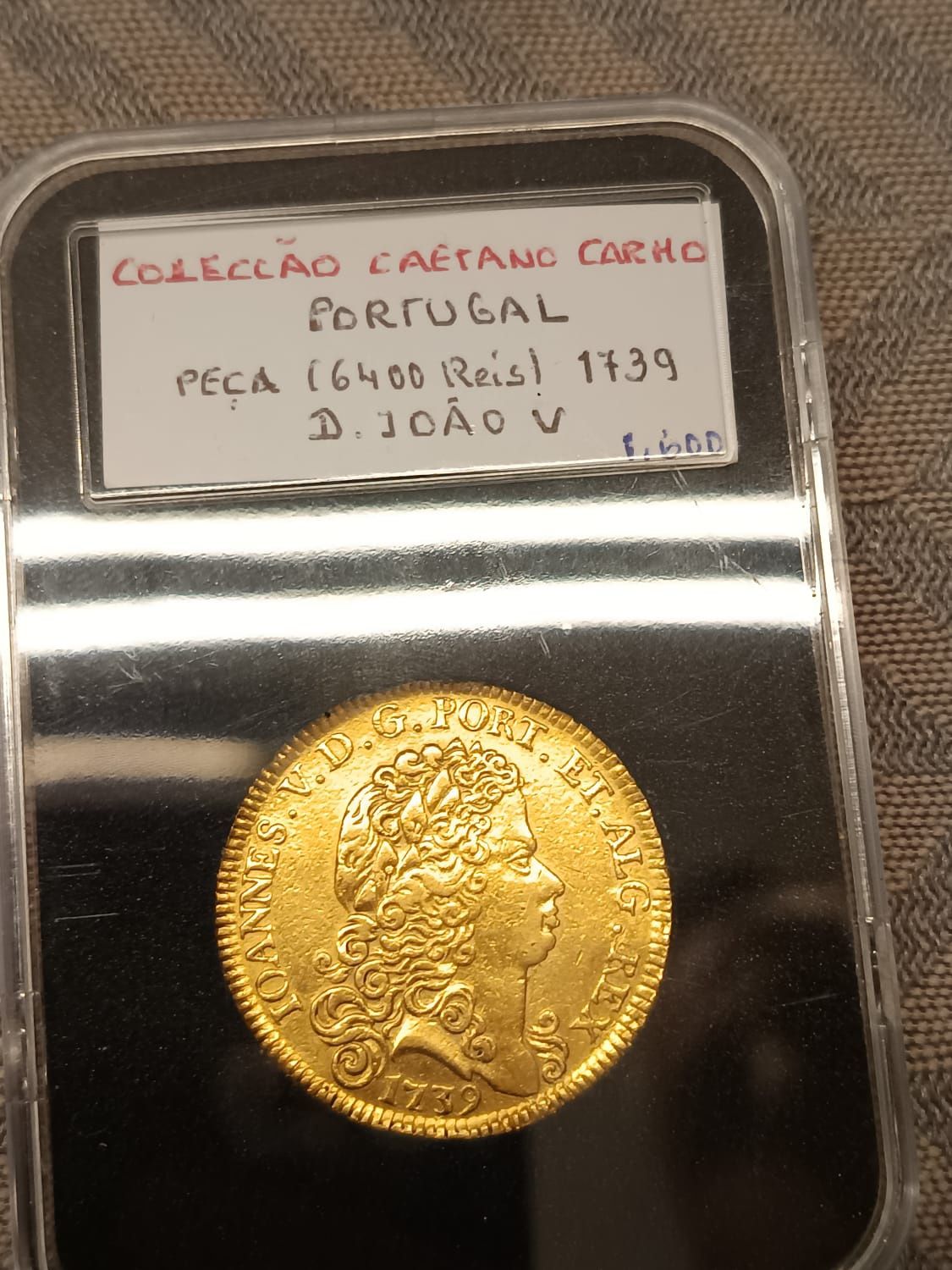 Moeda Ouro D.Joao V 1739