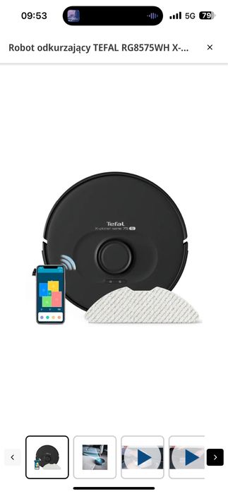 Robot odkurzajacy Tefal