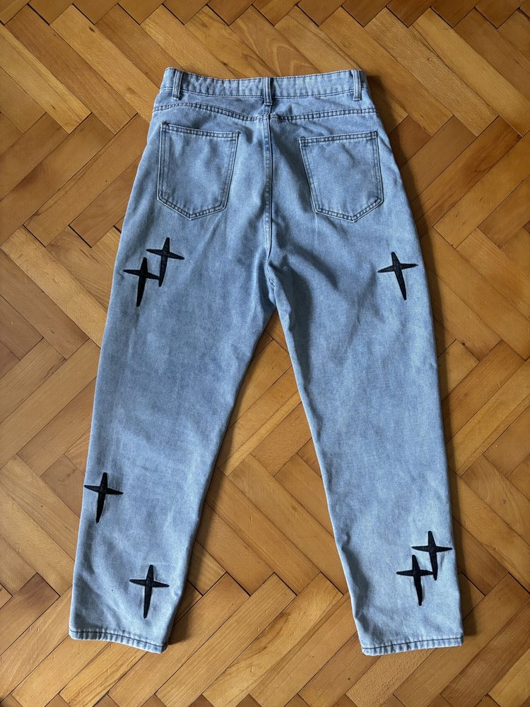 Джинси Baggy блакитні L