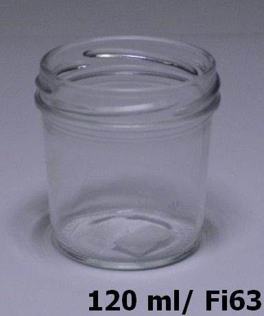 Słoiki 120ml Słoik 120ml Słoiki 120 ml Słoik 120 ml Fi63 DESERKI LODY