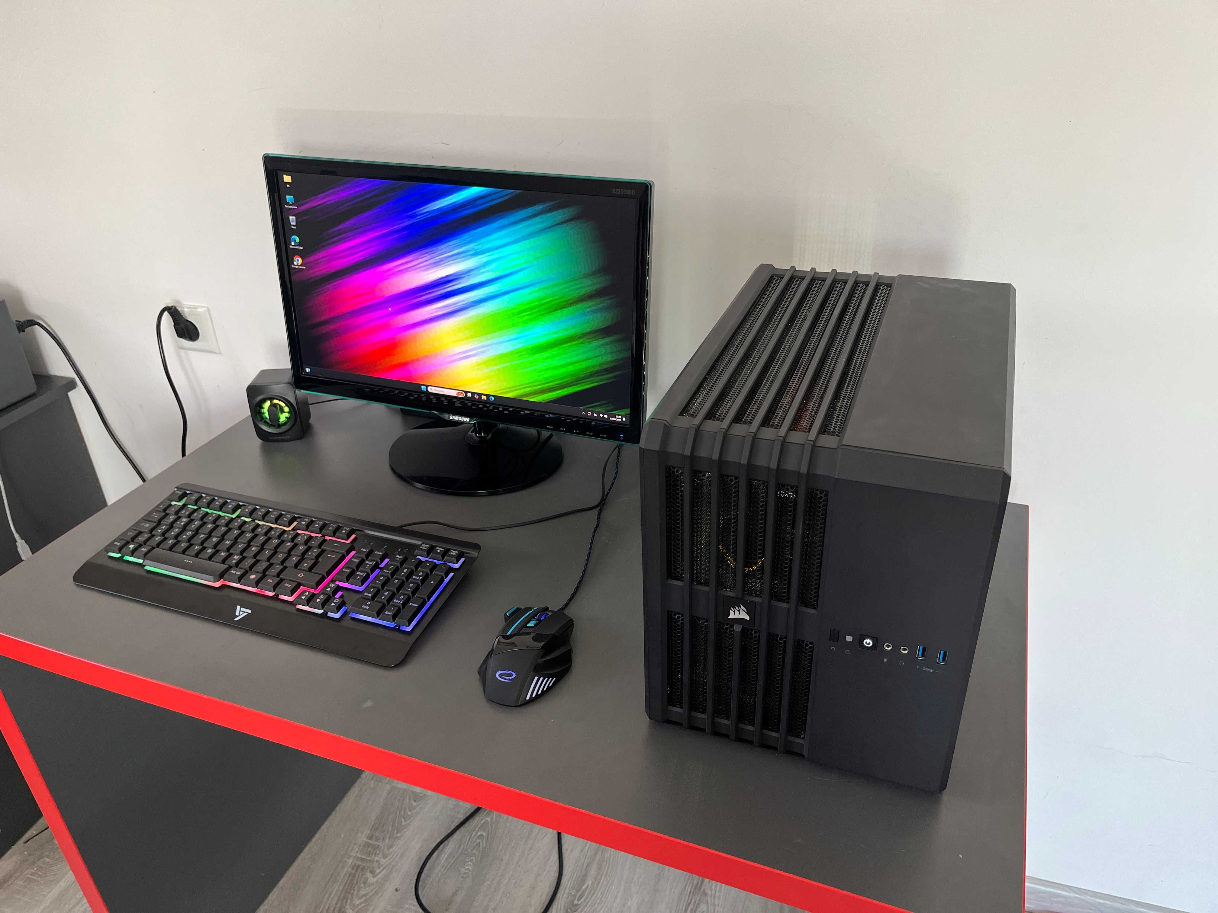 Komputer  Gamingowy  i5 9th  16GB SSD 1 TB GTX 1650 WiFi Monitor 22