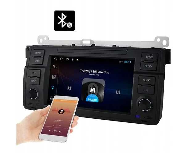 Uniwersalne Radio samochodowe Android M200 BMW 3 E46 M3 ROVER (7")