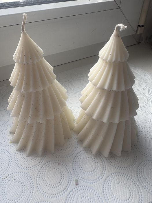 Świece sojowe ręcznie robione - świeta