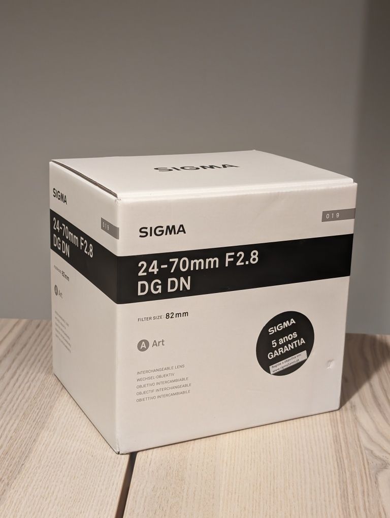 Objectiva Sigma 24-70 F2.8 DG DN Art Sony E nova