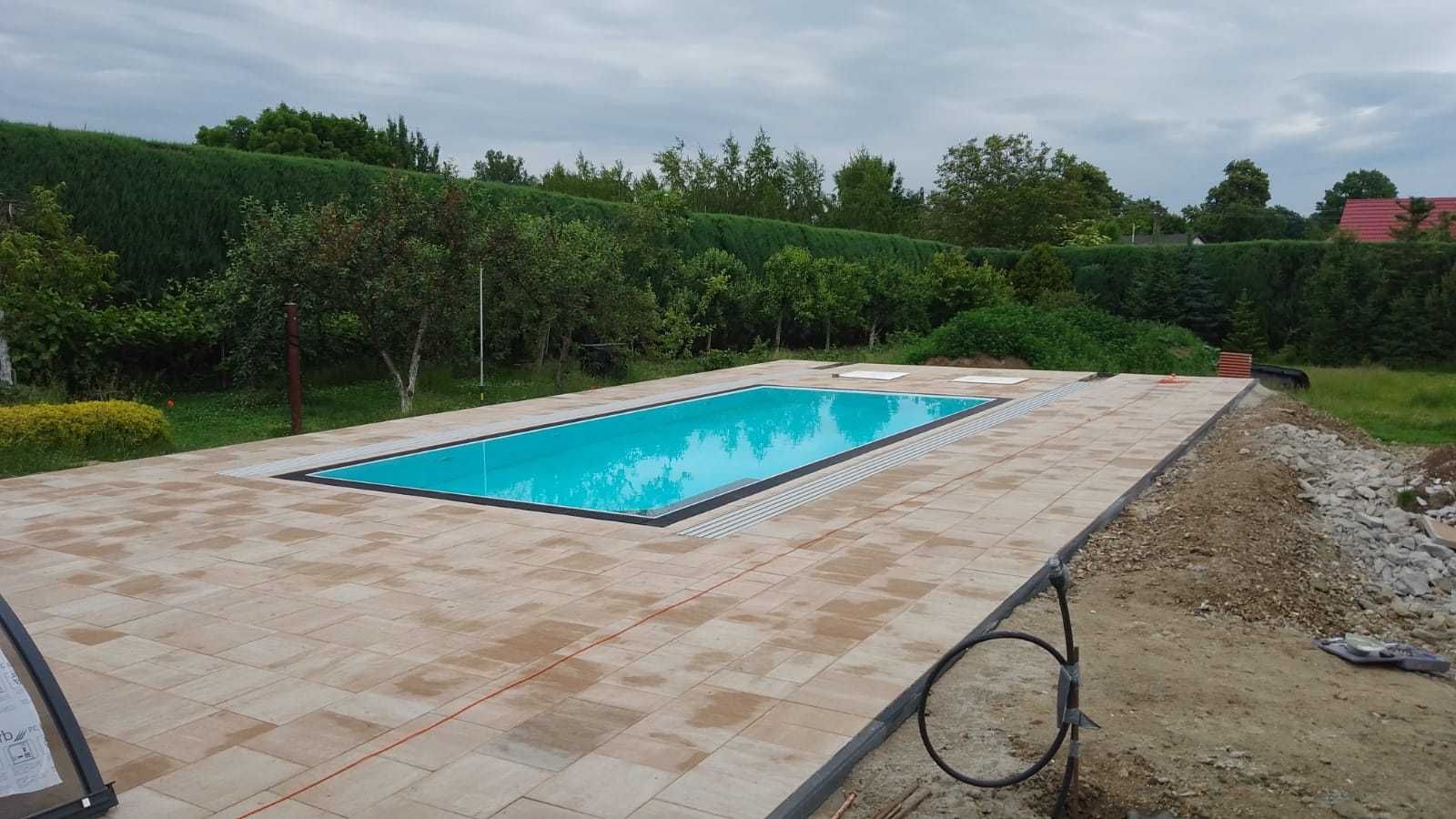 Basen polipropylenowy przelew 6,0x3,0x1,5m+wyposażenie PREMIUM