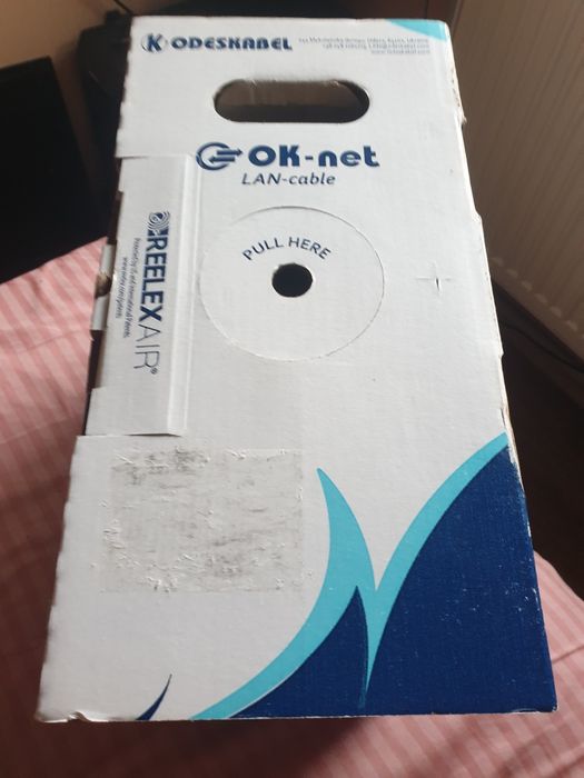 Сетевой (LAN) кабель витая пара Одескабель 4*2*0,5(UTP-cat.5E)OK-net