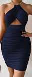 Vestido curto (modelo justo)