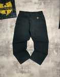 Vintage sk8 Carhartt Spodnie Faded Jeans Czarny