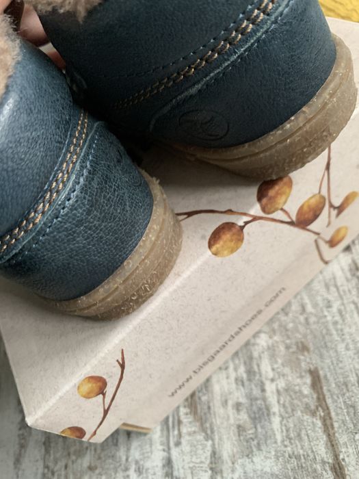 Buty kozaki zimowe Bisgaard r22 kobaltowe