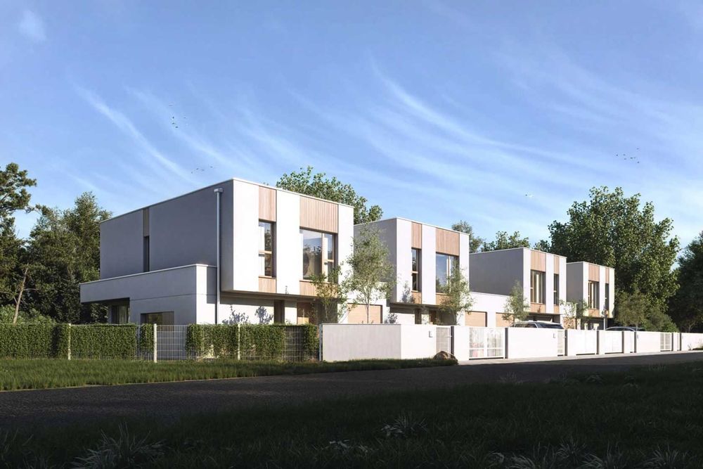 Nowoczesny dom przy lesie, 1,5 km od Siedlec – ogród, garaż, spokój