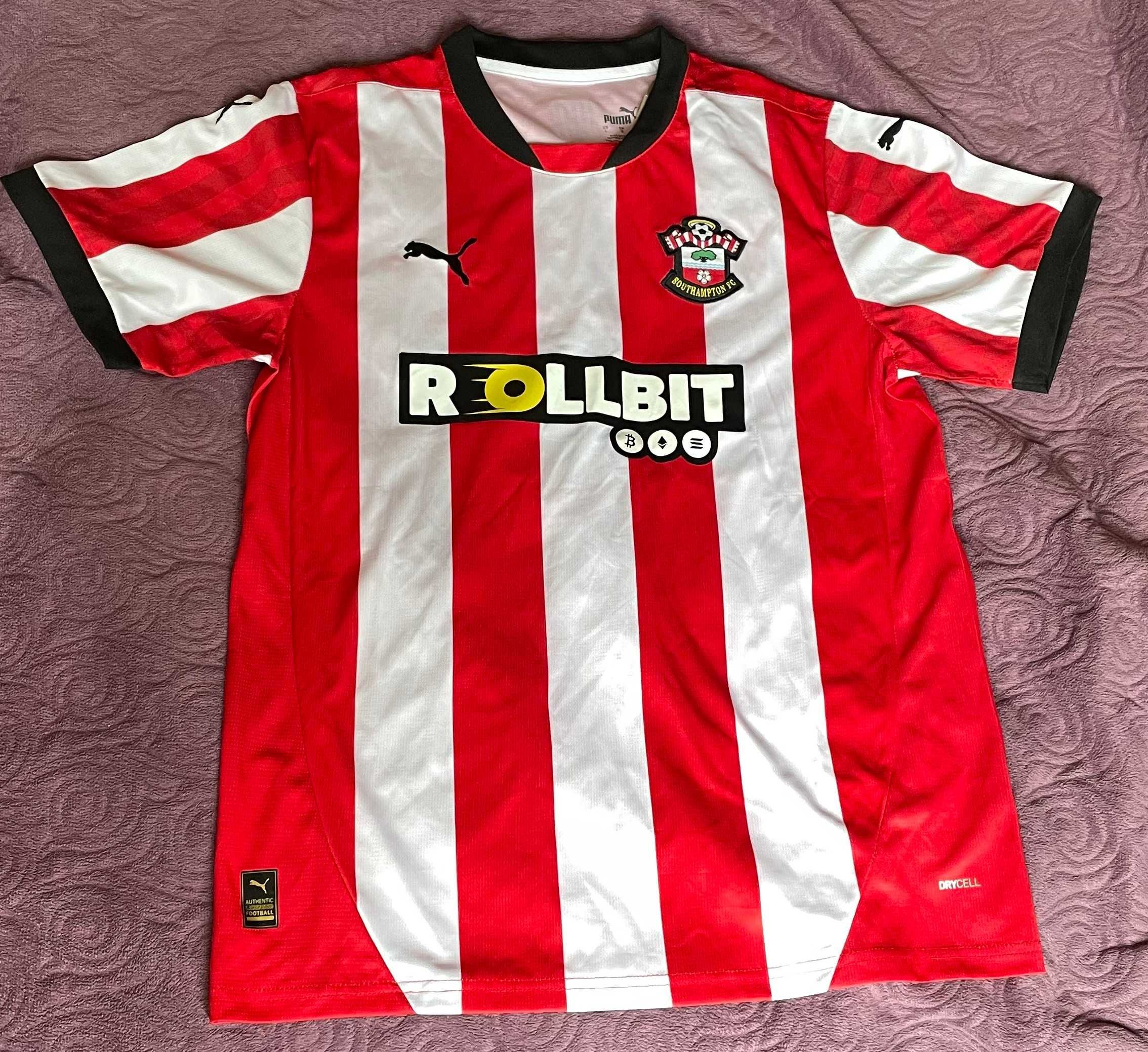 Jan Bednarek podpis autograf koszulka Southampton