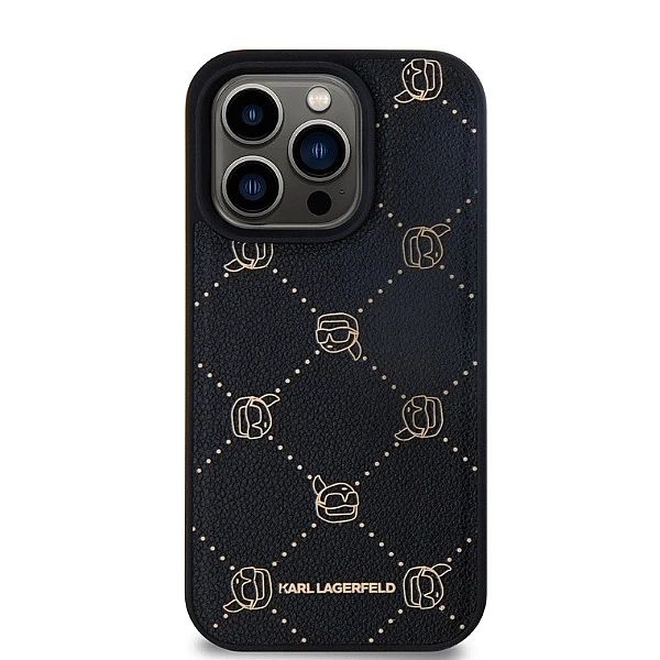 Etui Karl Lagerfeld Magsafe Karl Head na iPhone 15 Pro - czarne