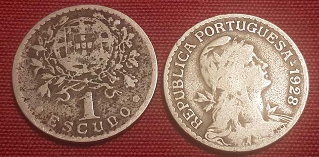 moedas de 1 escudo