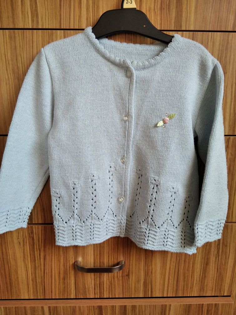 swetry sweterki dziewczęce 98/104