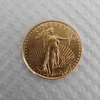 Moeda "American Gold Eagle" 5 Dólares