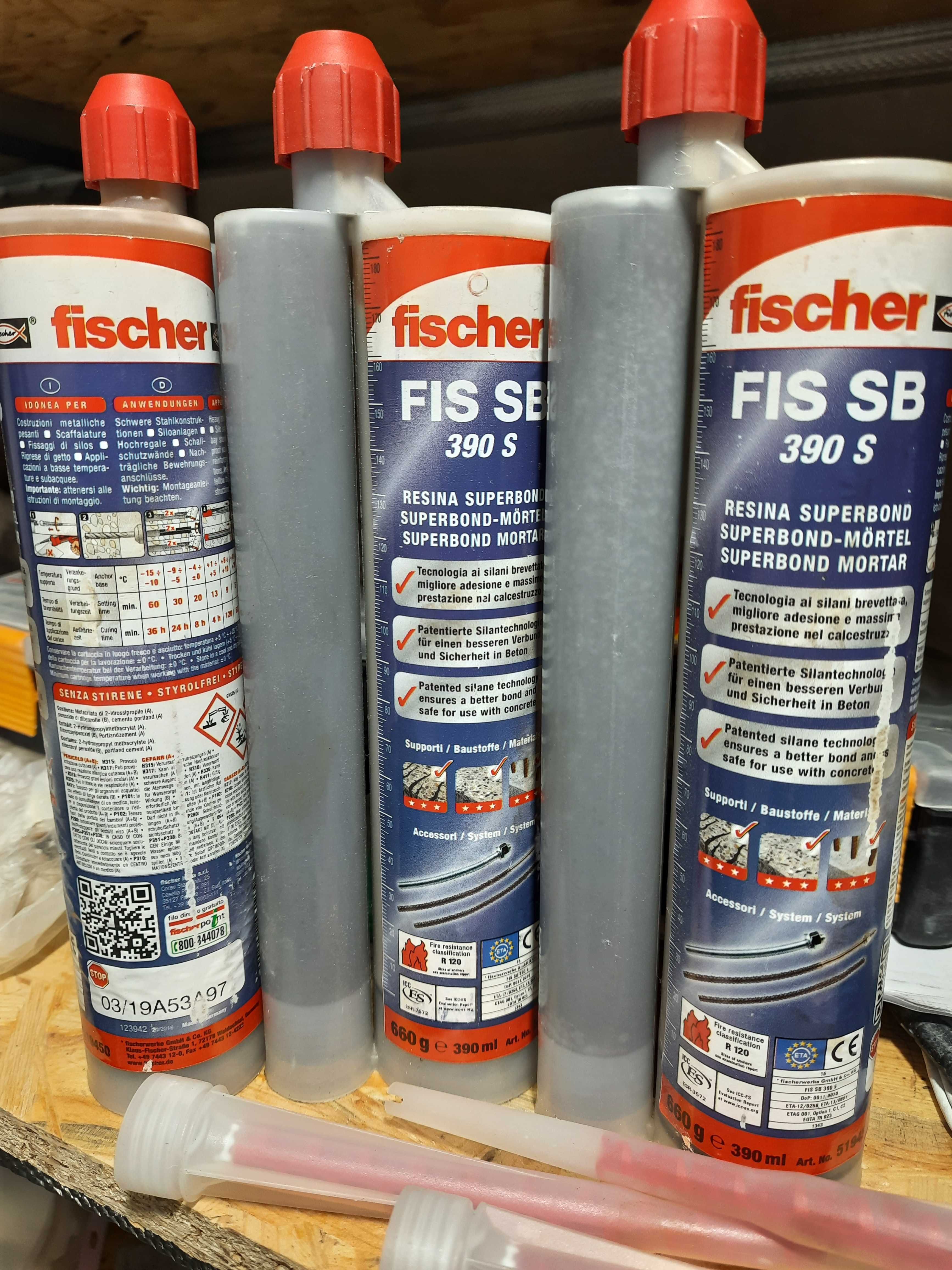 Хімічний анкер Fischer Fis SB 390S