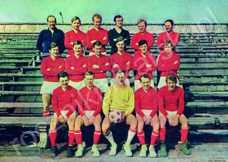 Pocztówka - 1968/69 Zagłębie Sosnowiec