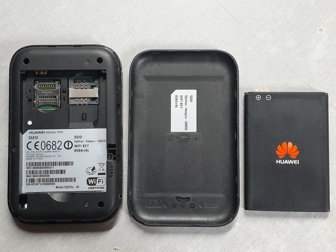 Router - Hotspot Móvel 3G, 4G LTE- Huawei E5372 - Livre/DESBLOQUEADO!