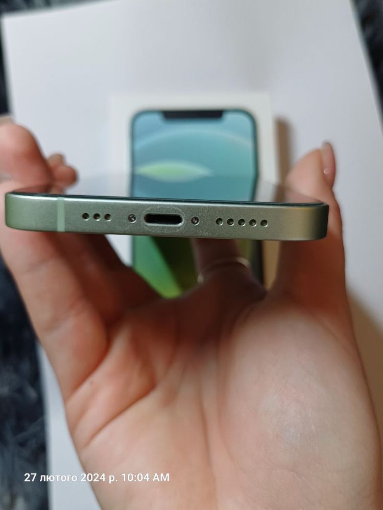 Iphone 12, 128 gb green, зелений