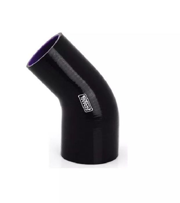 Tubo Silicone 45° redução 57/51mm
