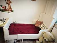 Łóżko dla dzieci Ikea wraz z materacem