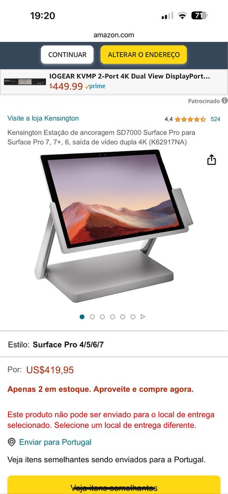 Dock Surface Pro 4/5/6/7