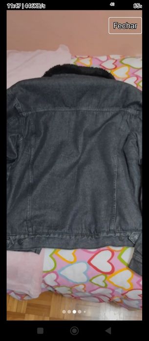 Casaco ganga preto homem