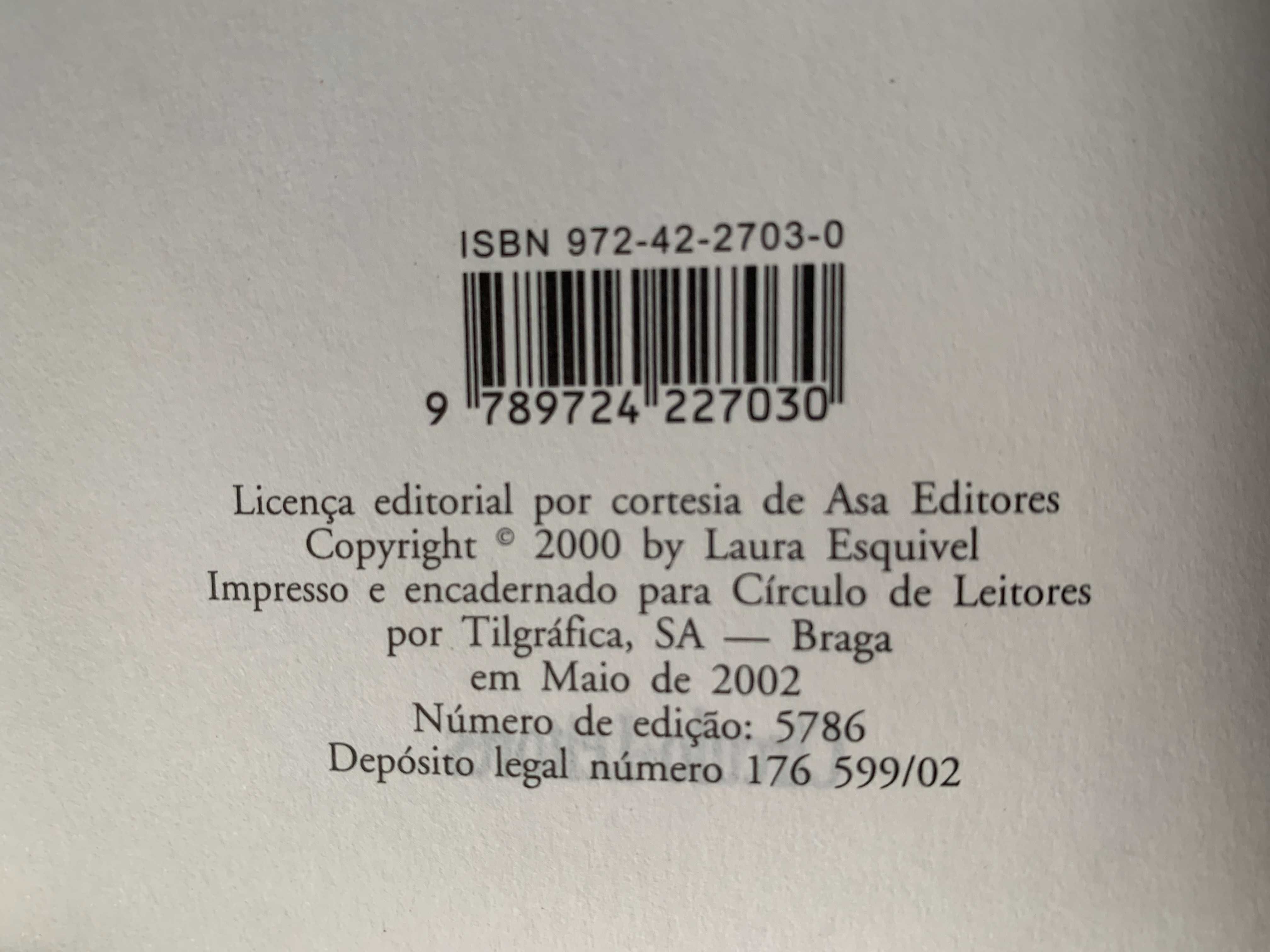 Tão Veloz como o Desejo, de Laura Esquivel