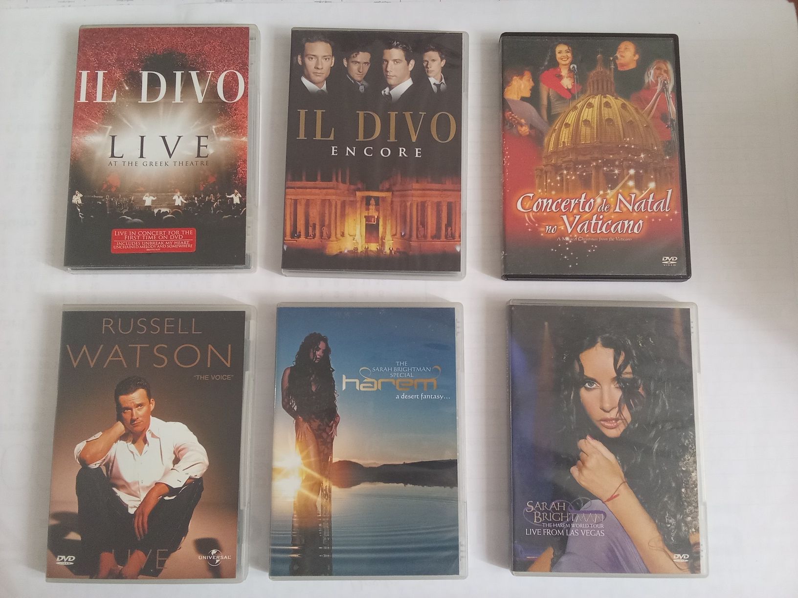 DVD,s de música clássica e ópera