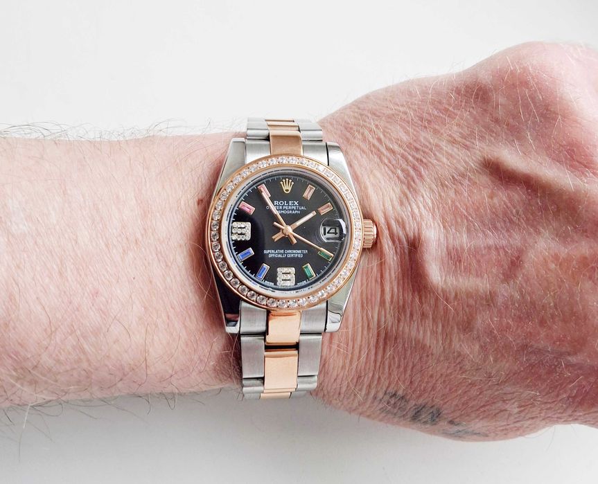 Годинник жіночий ROLEX Oyster Perpetual Date(2 кольори)