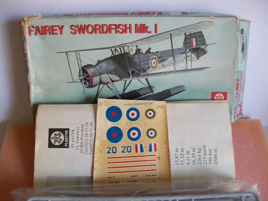 Model Swordfish 1/72 Zts Plastyk