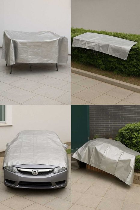 Plandeka 2x3m 200g/m2 Premium Gruba Mocna UV Oczka Metalowe Płachta