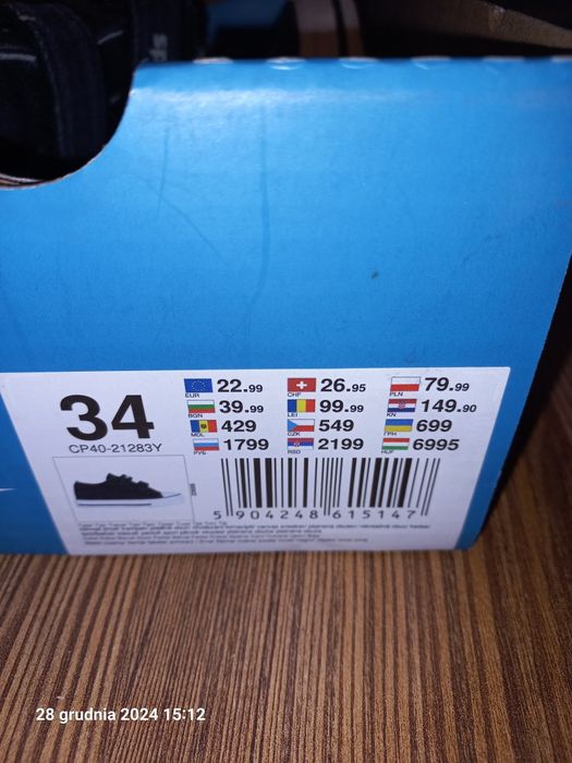 Trampki kapcie szkolne r.34 sprandi
