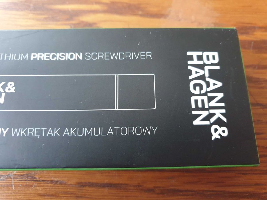 Nowy elektroniczny wkrętak.