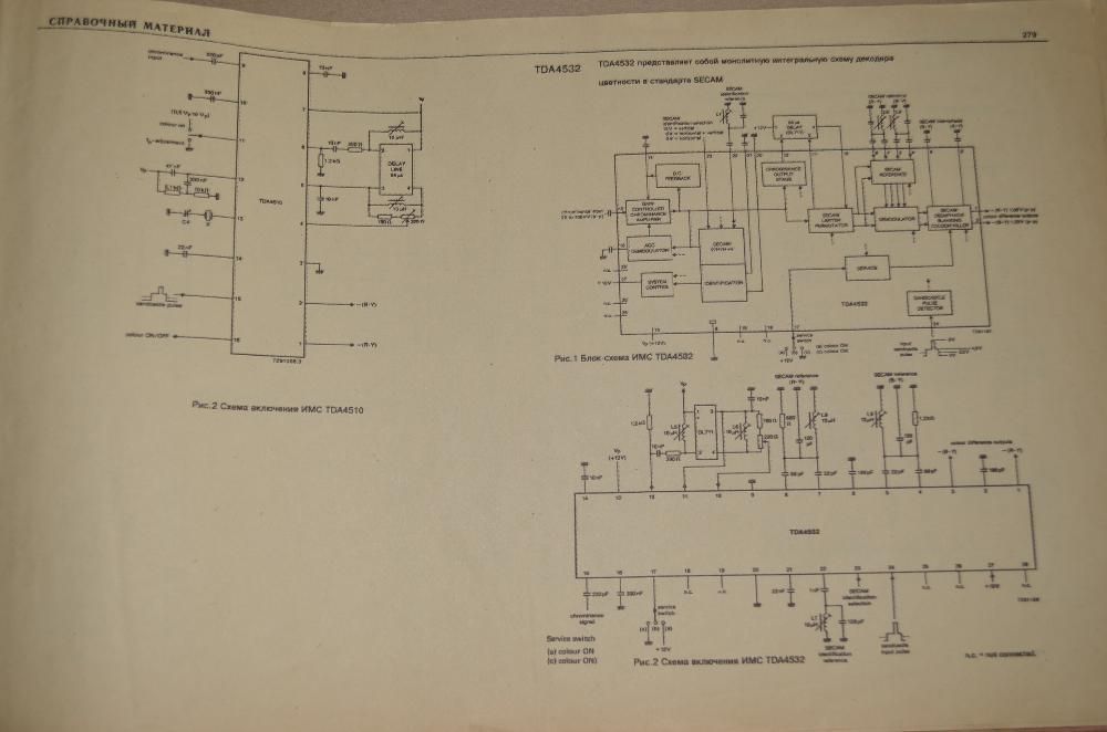 Альбом схем стационарных телевизоров. Выпуск 2, часть ІІ.1994г