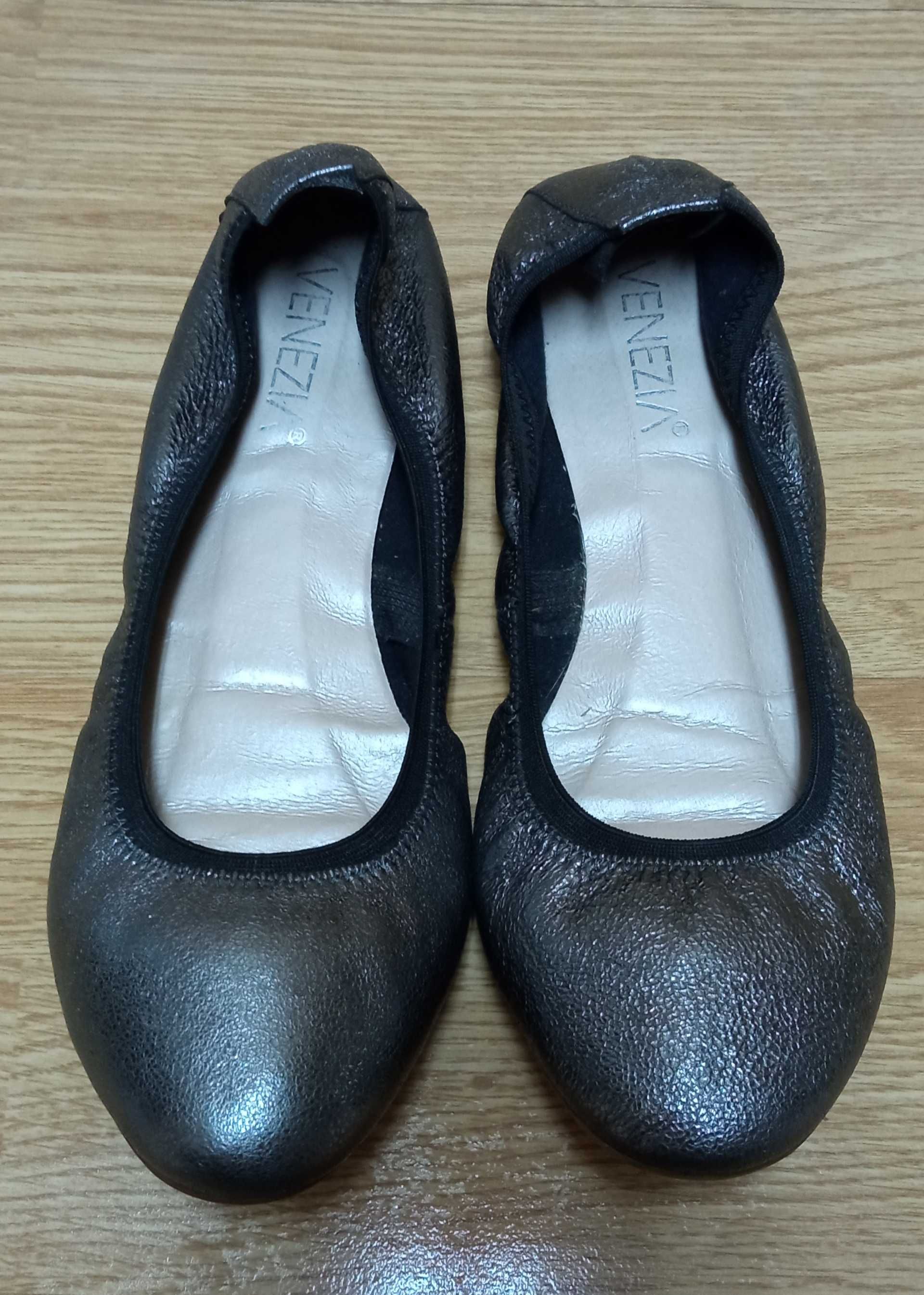 Baleriny skórzane Venezia 38