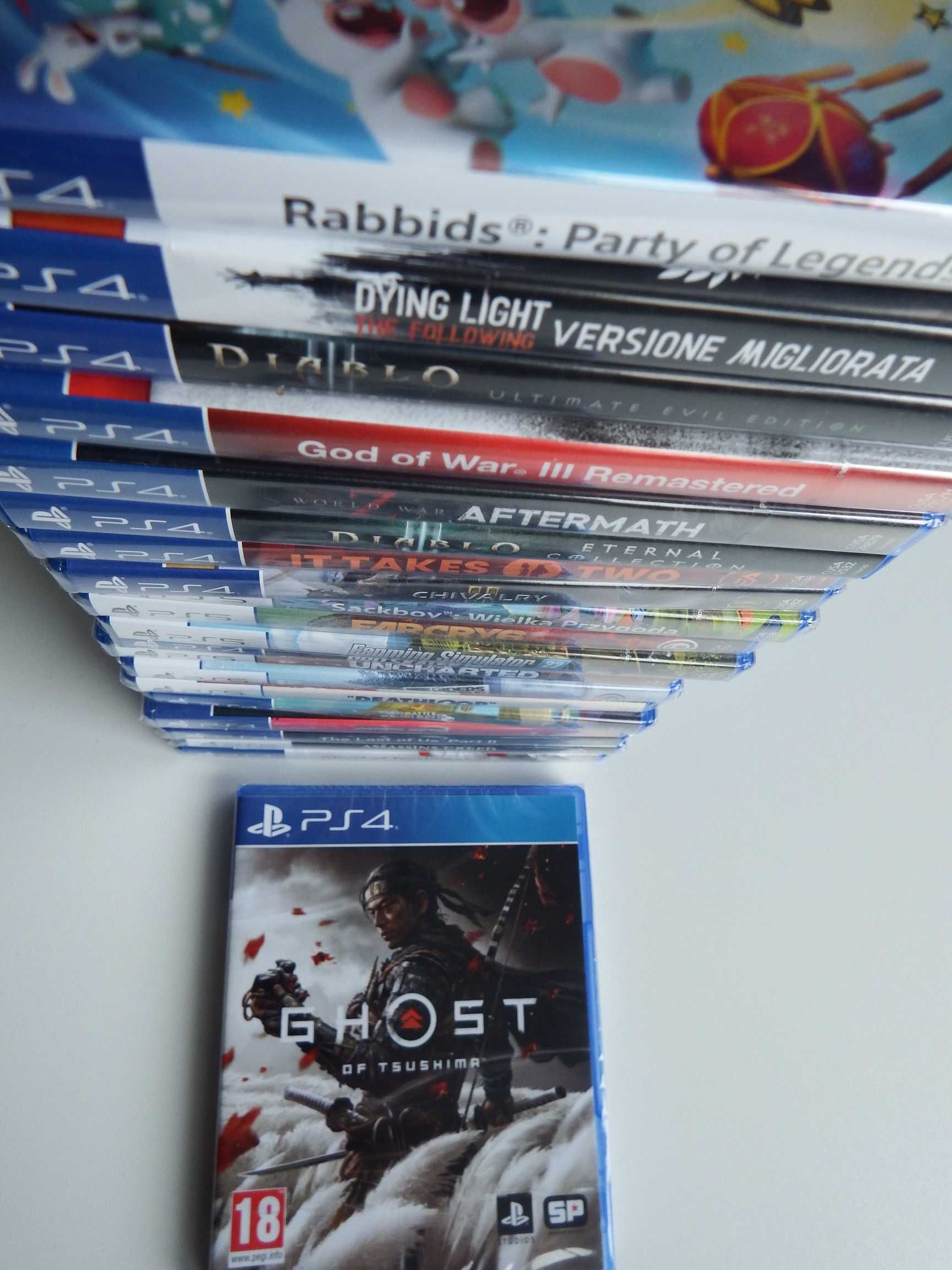 GHOST OF TSUSHIMA PS4 PS5 NOWA zafoliowana inne gry Playstation