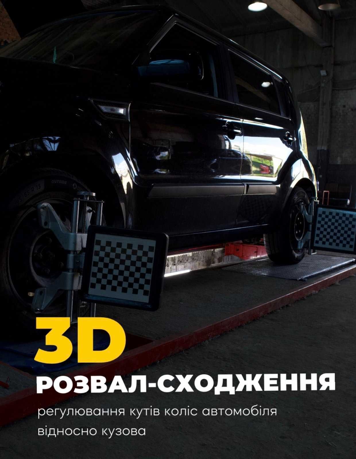 Розвал сходження 3D-Шиномонтаж ул. Ясна ,12