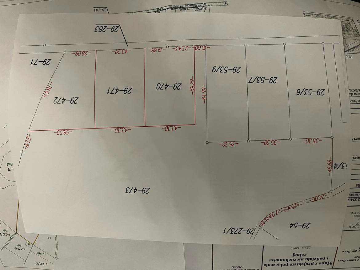 DzialkI we wsi Rudzienice 30 arów i 11 arów