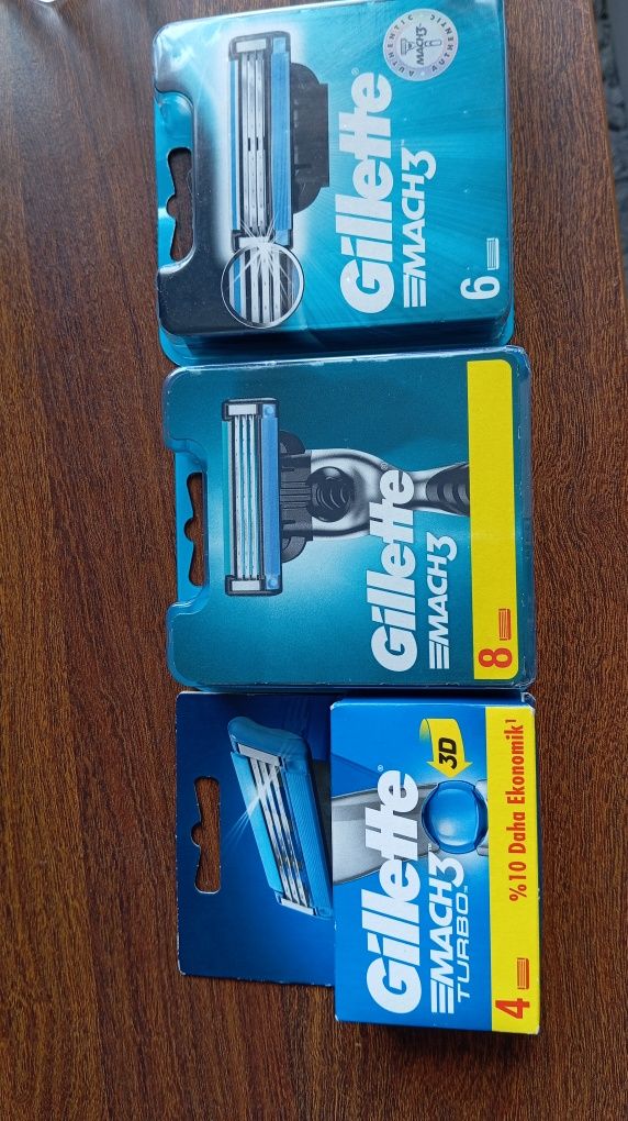 Końcówki do maszynki do golenia GILLETTE MACH 3 i piankal do golenia