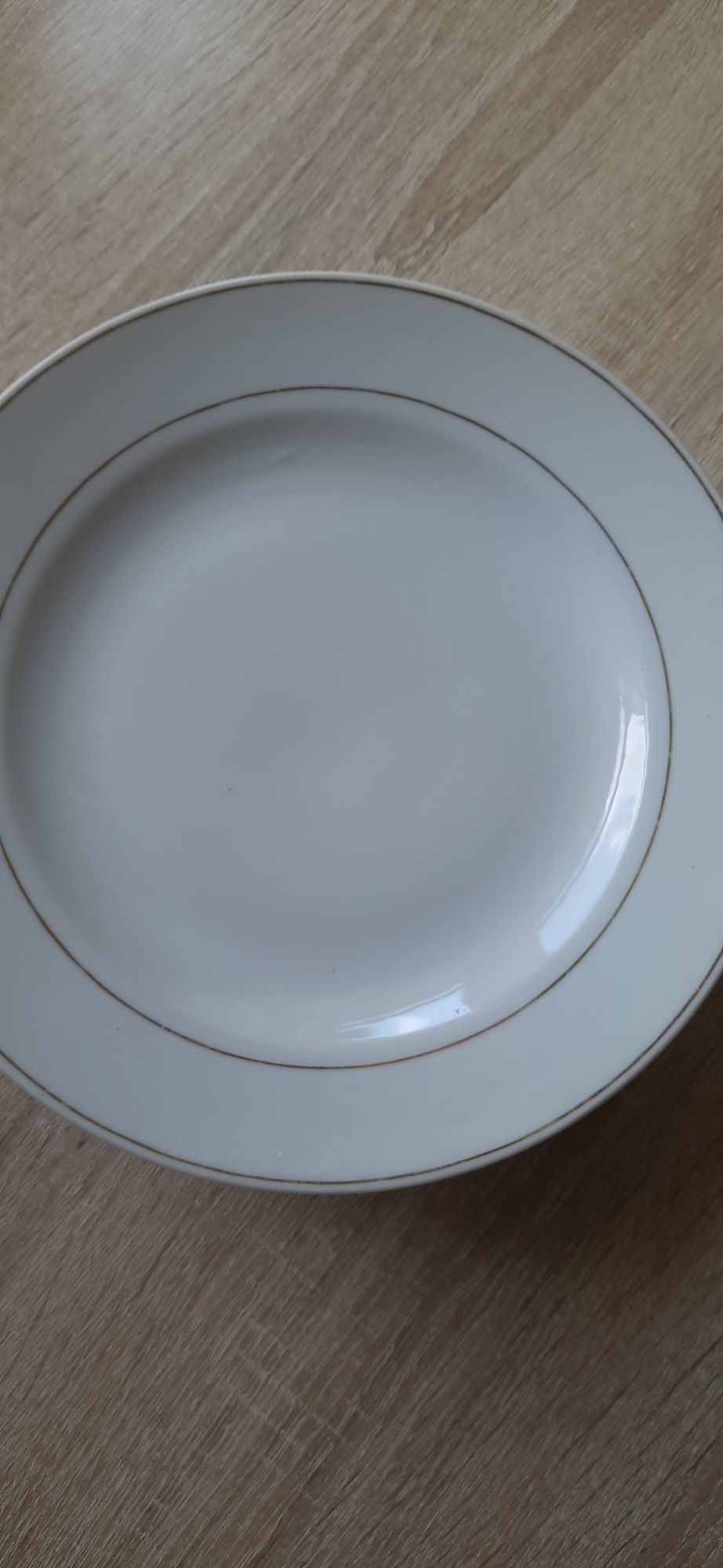 Talerze prl porcelana 6 sztuk