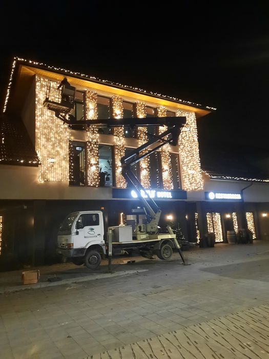 Usługi zwyżką i wycina drzew