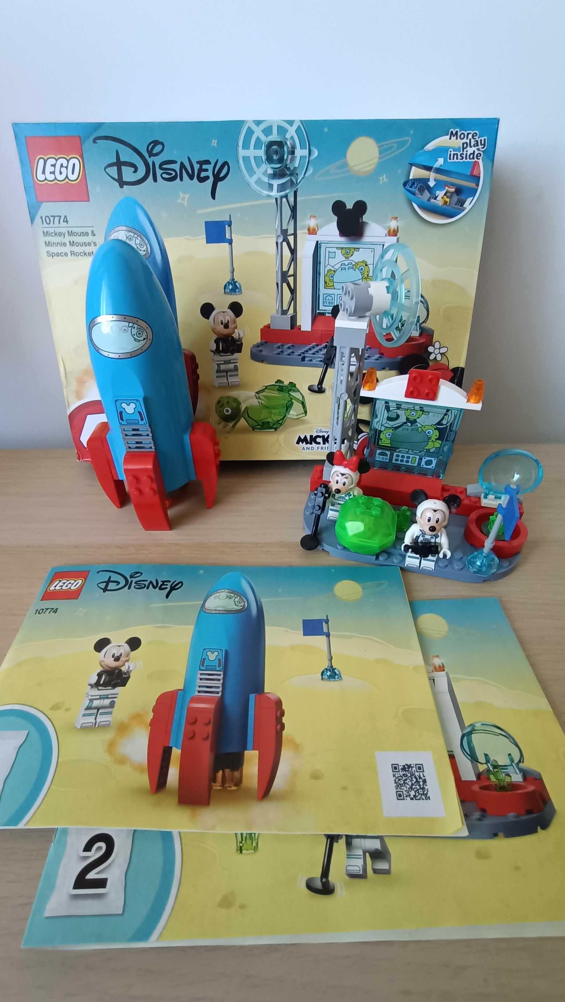 LEGO 10774 Disney Kosmiczna rakieta Myszki Miki Pudełko + Instrukcje